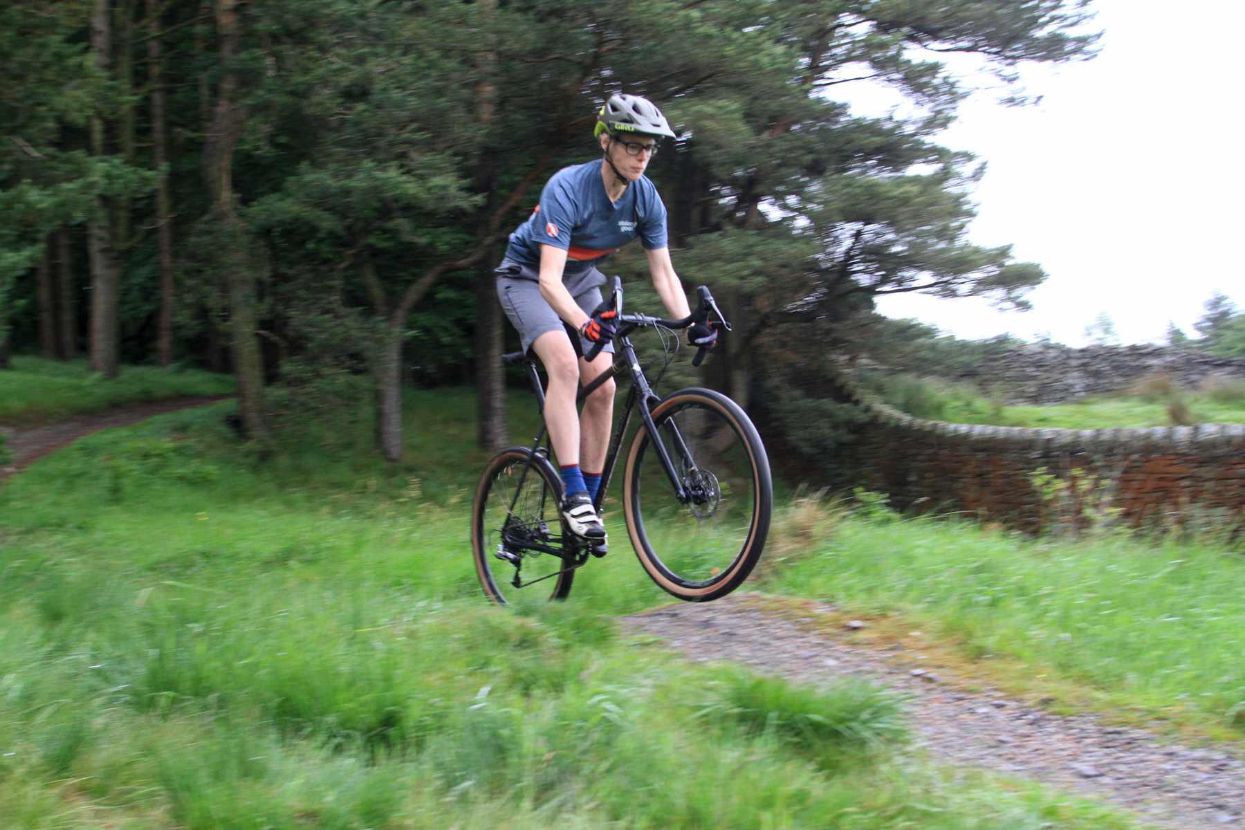 Gravel bikes can jump