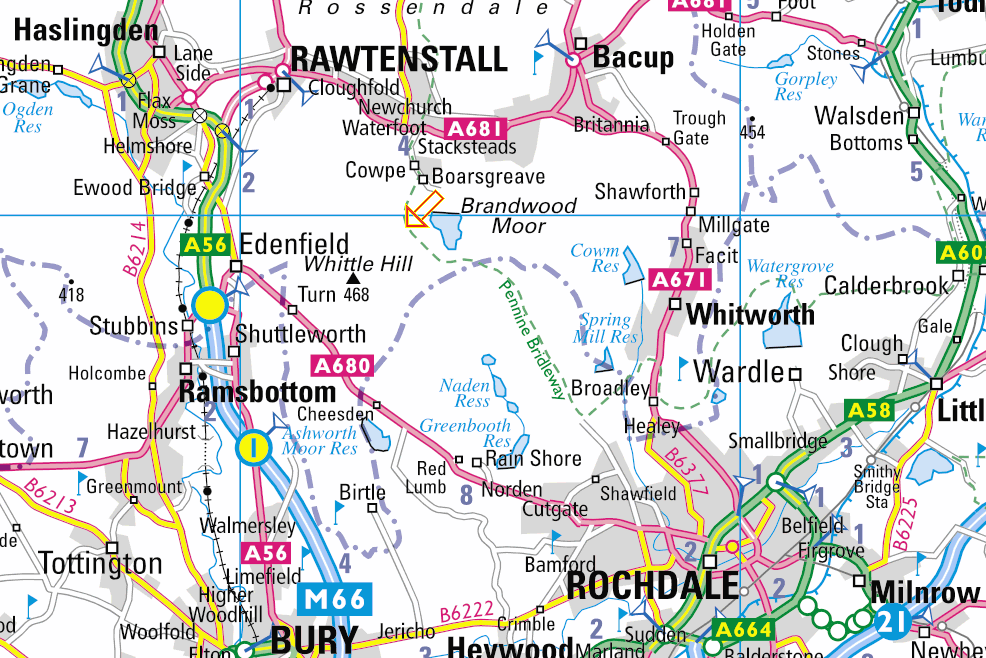 Cragg Quarry Map
