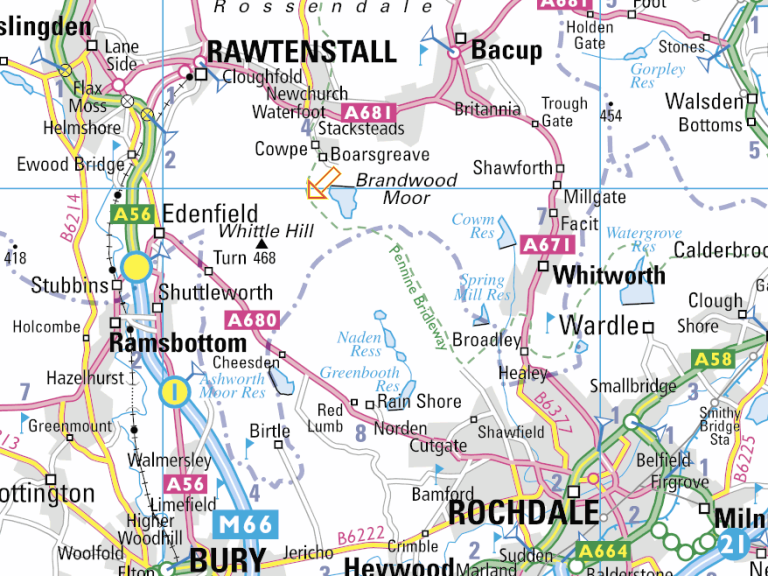 Cragg Quarry Map