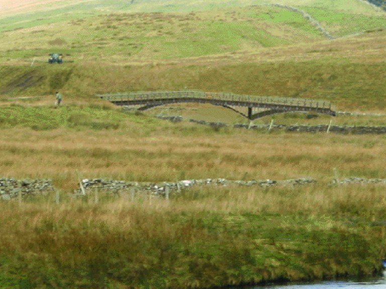 New Bridge Over The River Ribble
