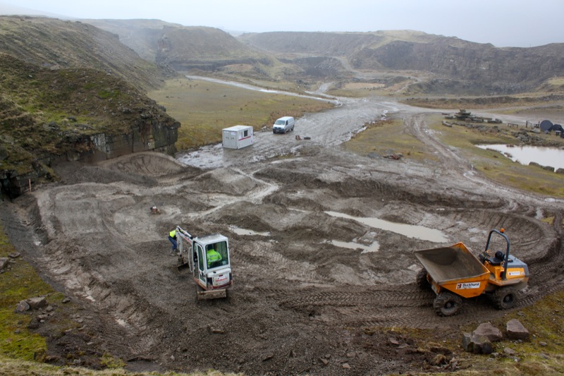 New Trails at Lee Quarry – the work so far