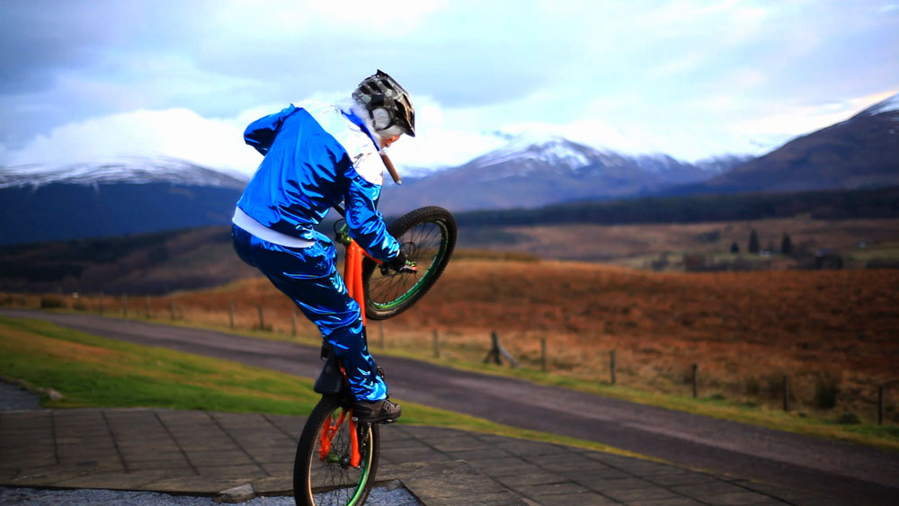 Sir Jimmy and the front-flip…