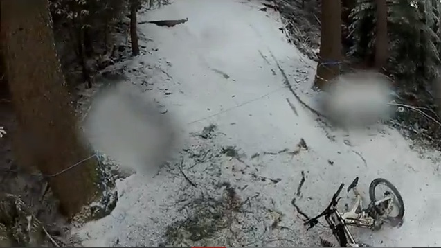 Rope Trap on Hamsterley downhill