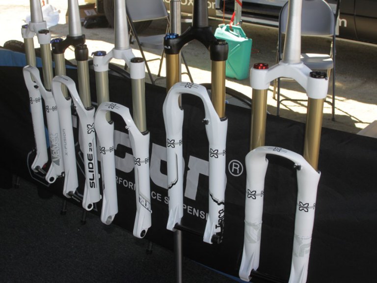 Sea Otter 2012: X-Fusion forks, shocks and posts