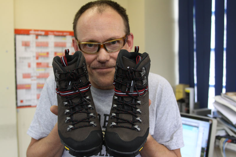This is what shoe fetishists look like when they think nobody else is looking.