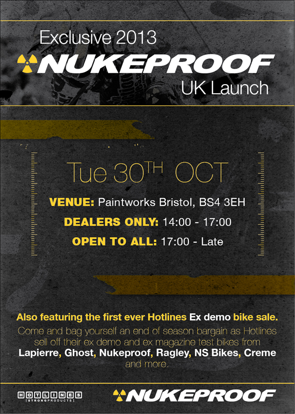 Nukeproof 2013 launch open to public