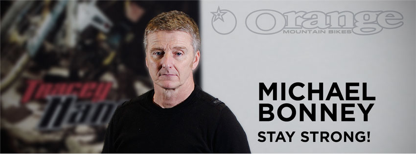 Thoughts and wishes to our mate Michael Bonney
