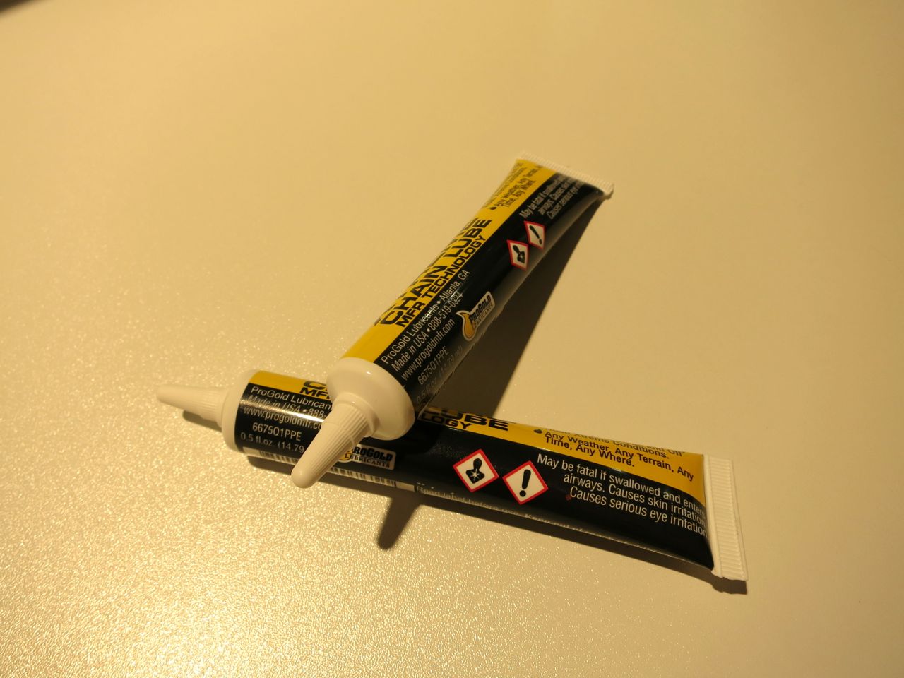 ProGold's Xtreme Chain Lube now in packable portions