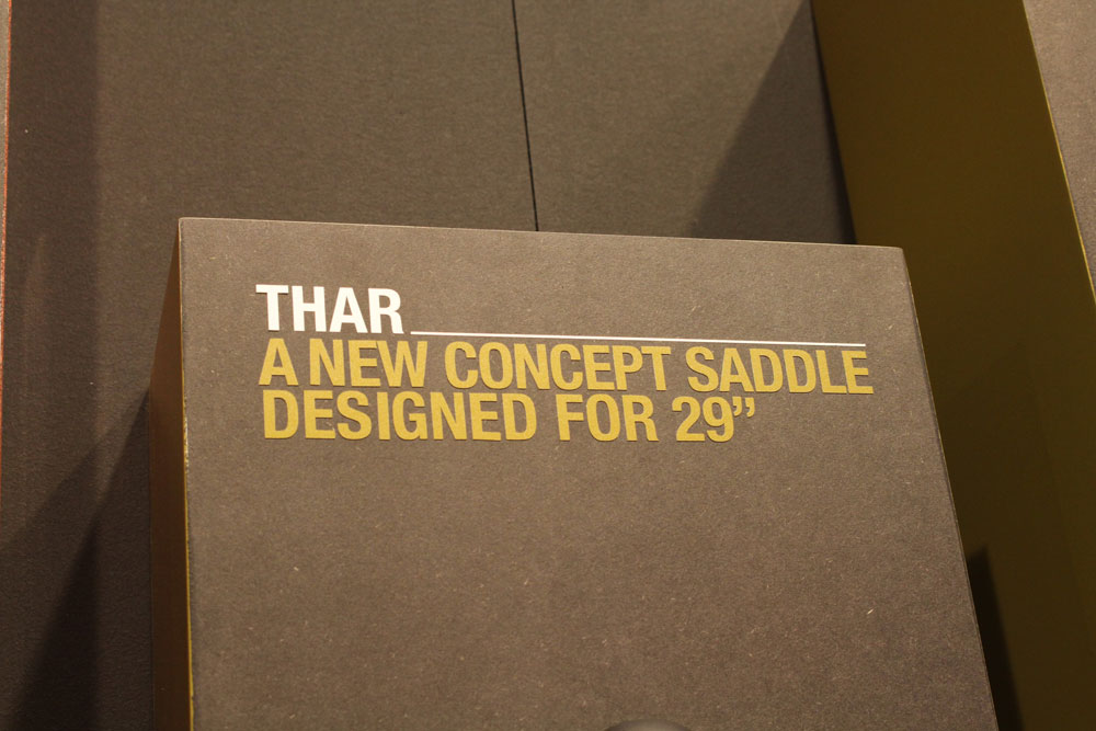 Eurobike 2013: Fizik’s Thar – a 29er-specific saddle.