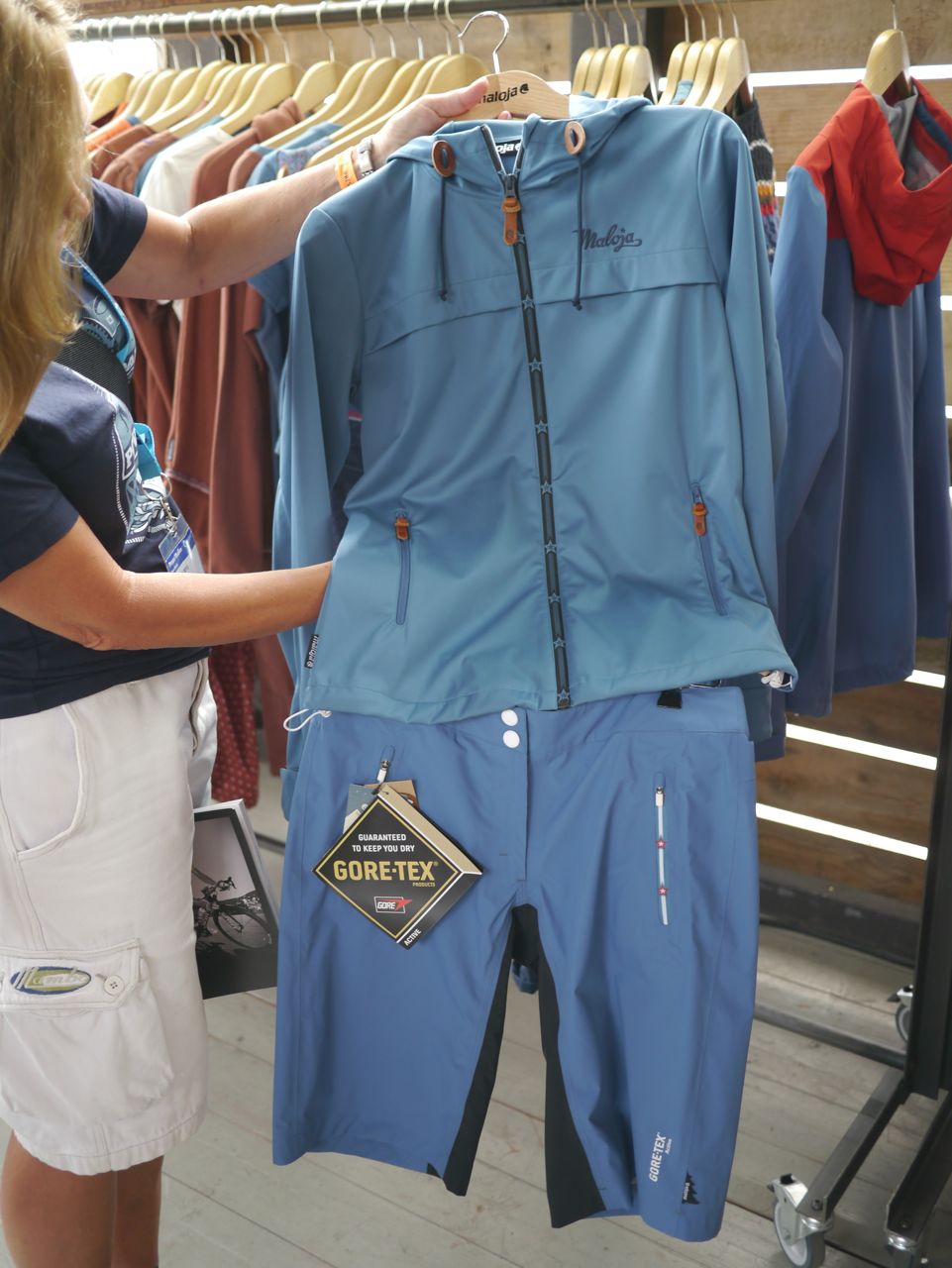 TazaM jacket and Chebbi waterproof shorts