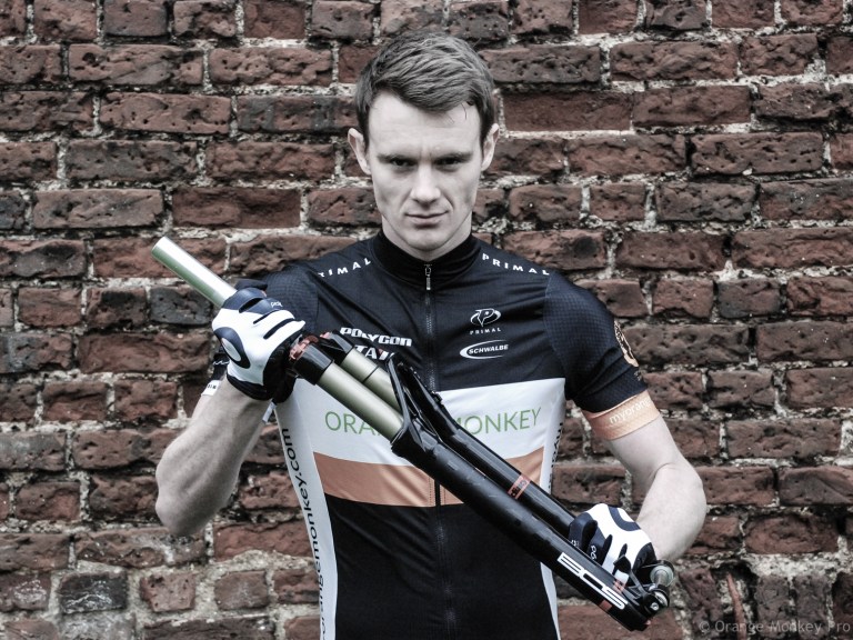 Orange Monkey team with BOS Suspension