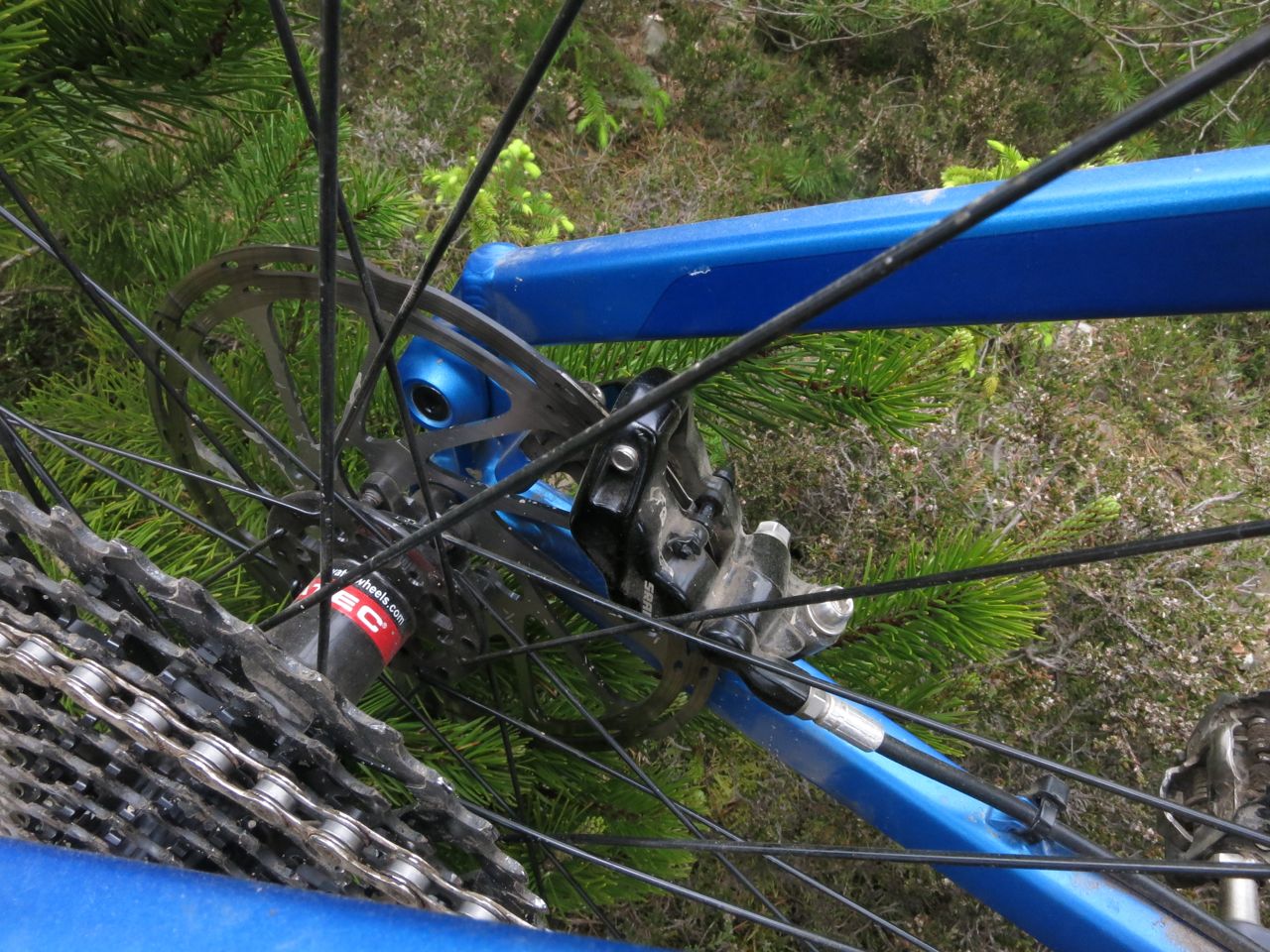 Inboard brake mount