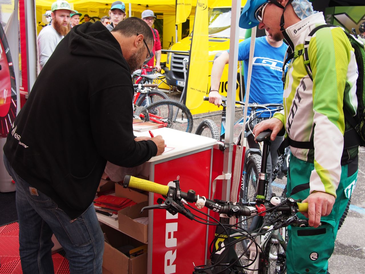 Another bike gets booked in