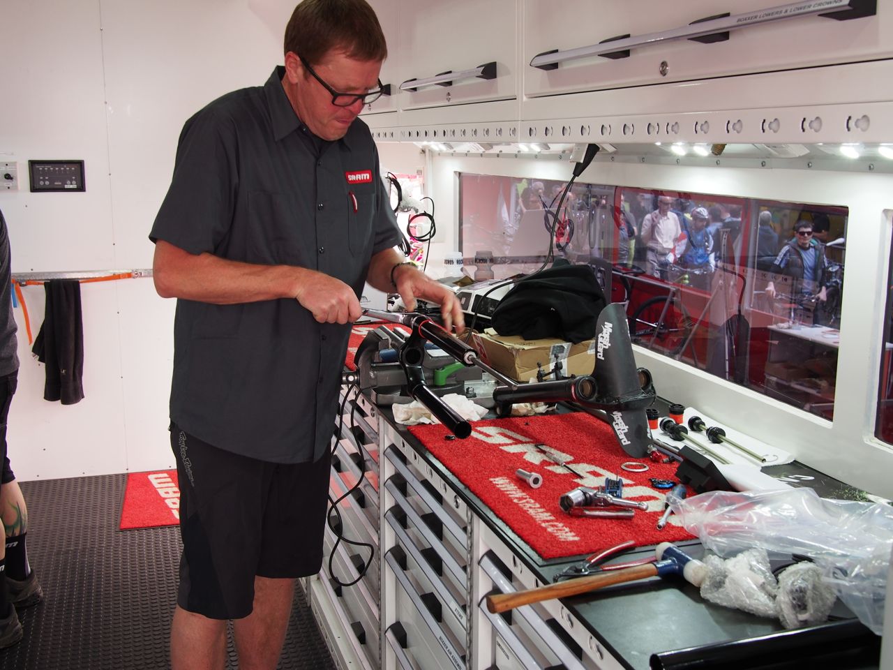 Proper fettling has a place inside the truck's workshop