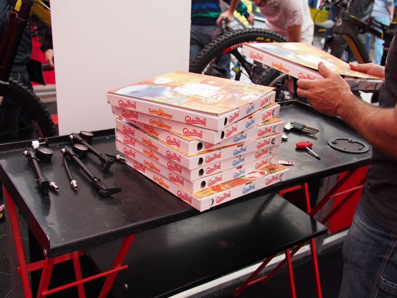 The team need feeding