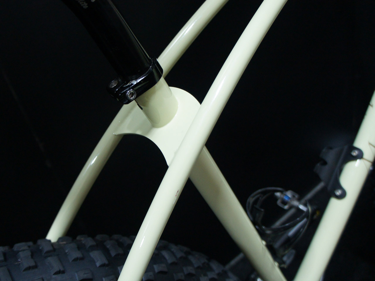 Brazing makes seat tube junction possible