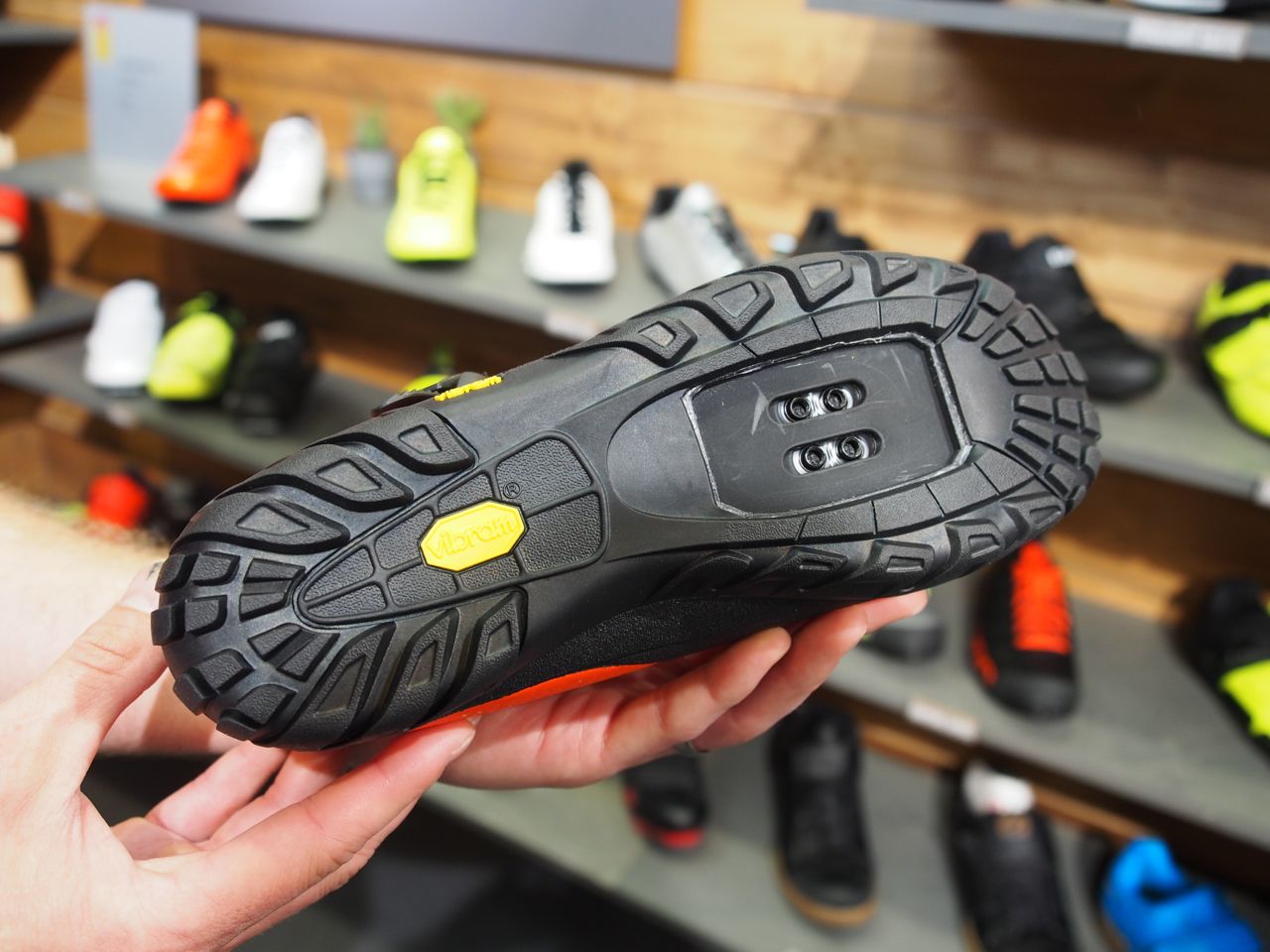with Vibram sole