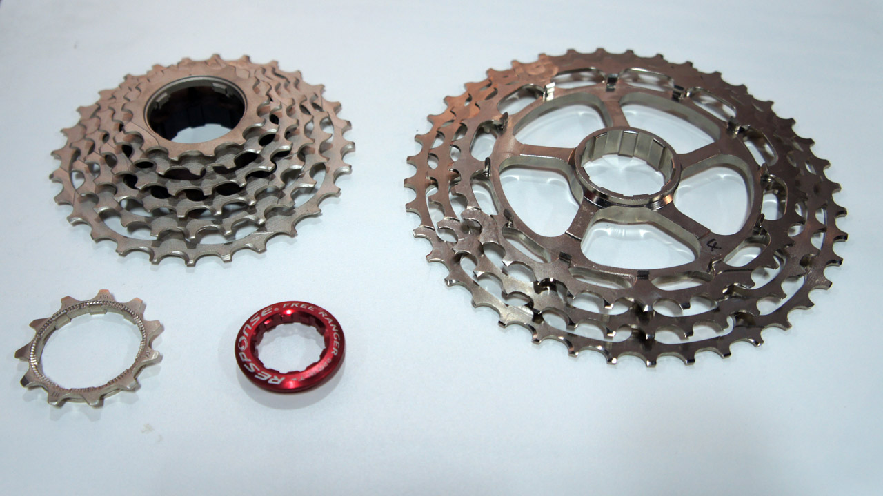 Centre block on composite carrier, top four gears are alloy