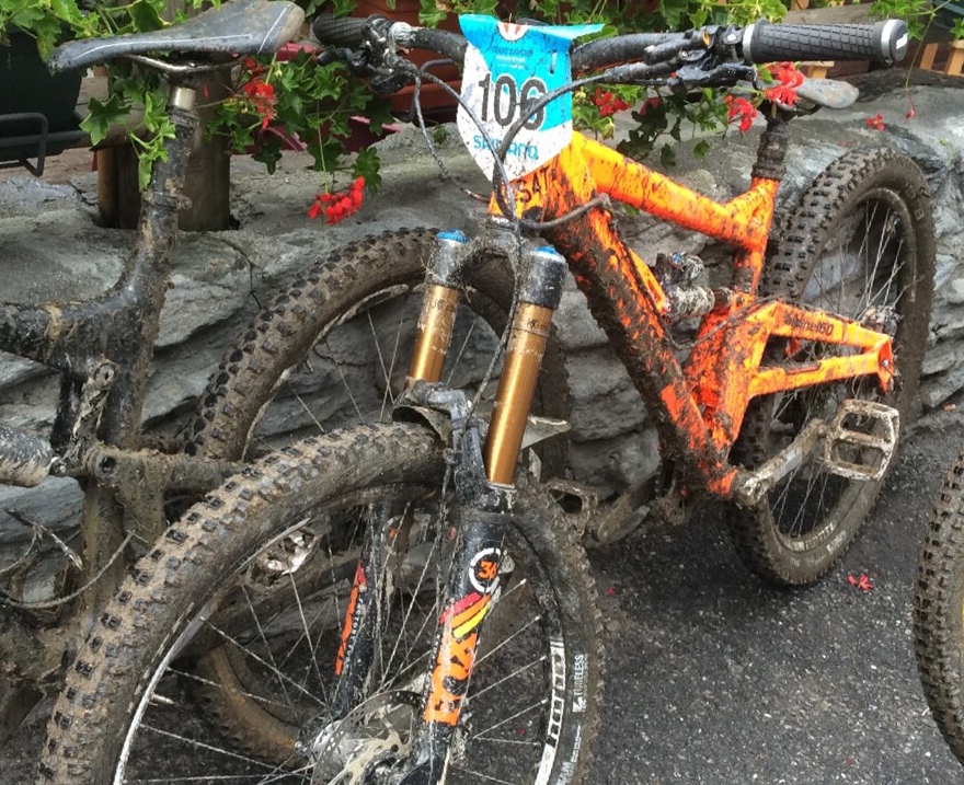 Trans Savoie Toby Pantling's bike