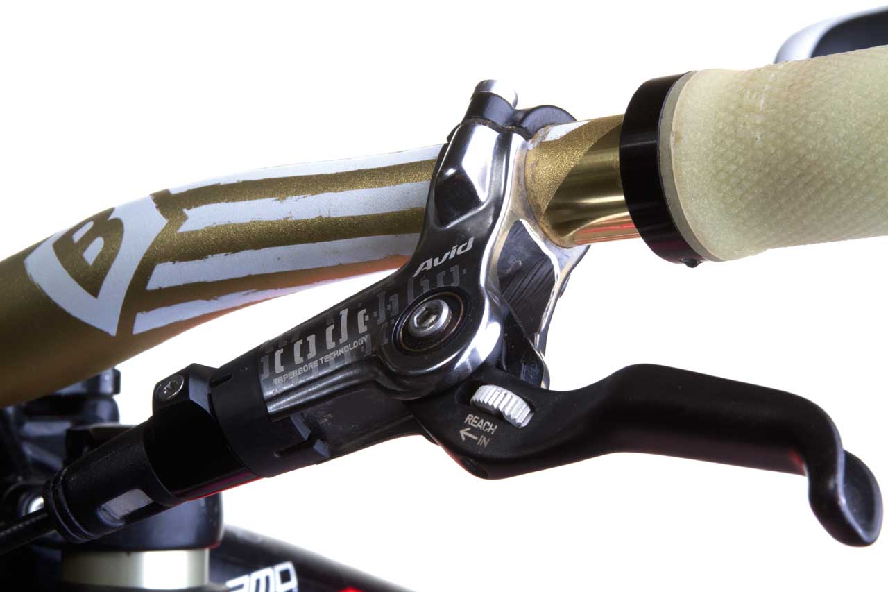 Avid Code brakes.