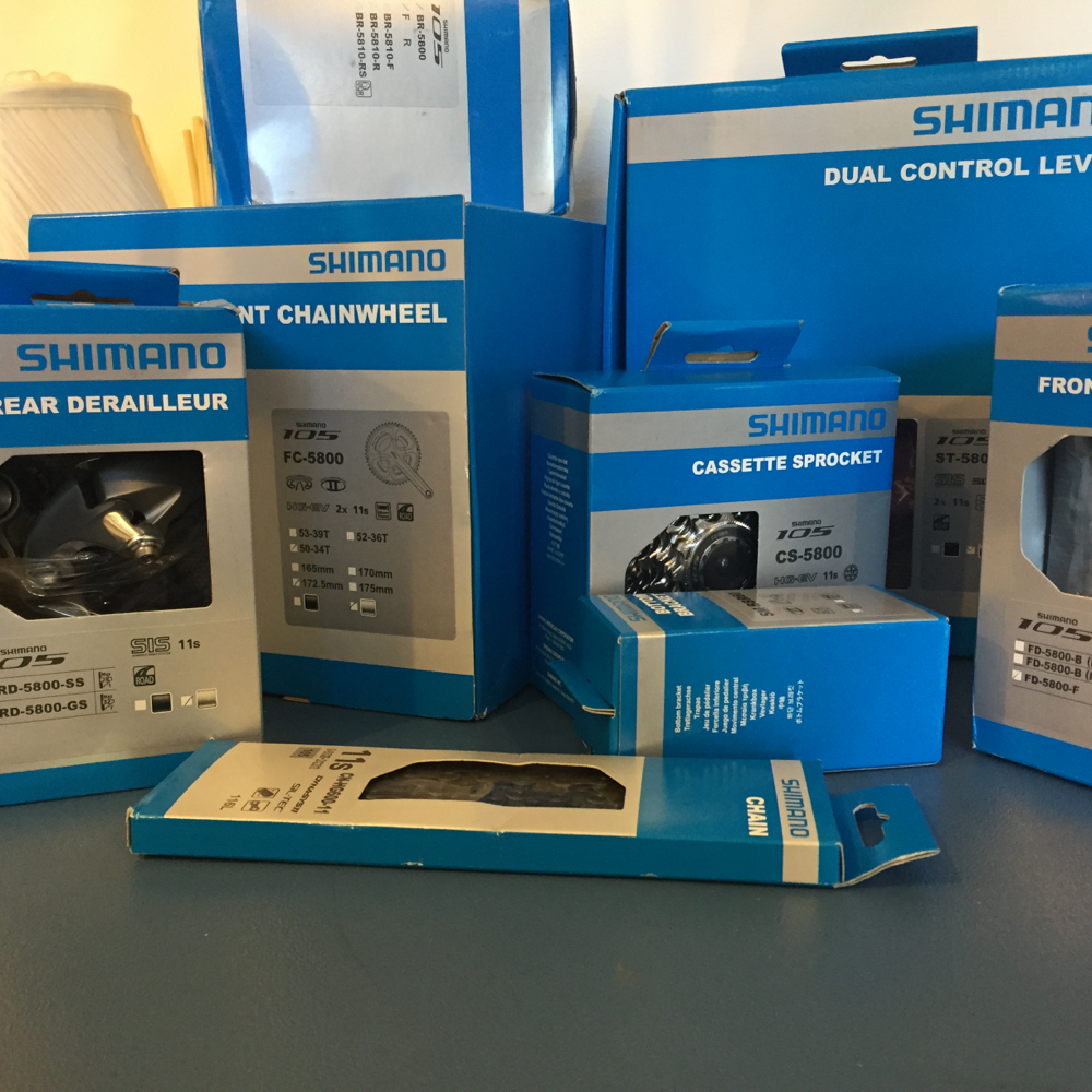 Received: Shimano 105 Groupset
