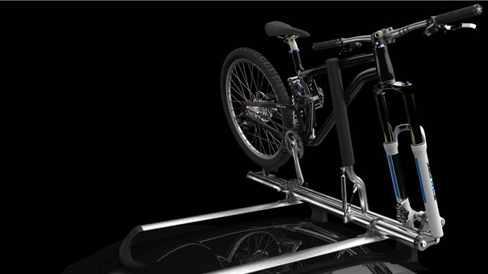 Gas struts ease the bike over