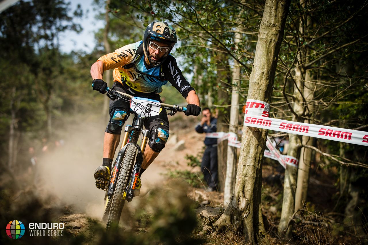 Fabien Barel on stage six. EWS 7 2014, Finale Ligure. Photo by Matt Wragg