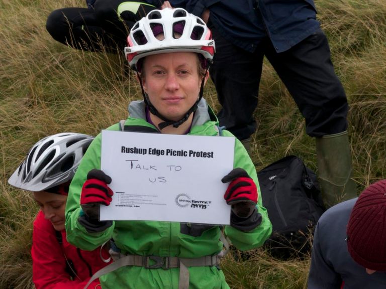Rushup Edge Picnic Protest