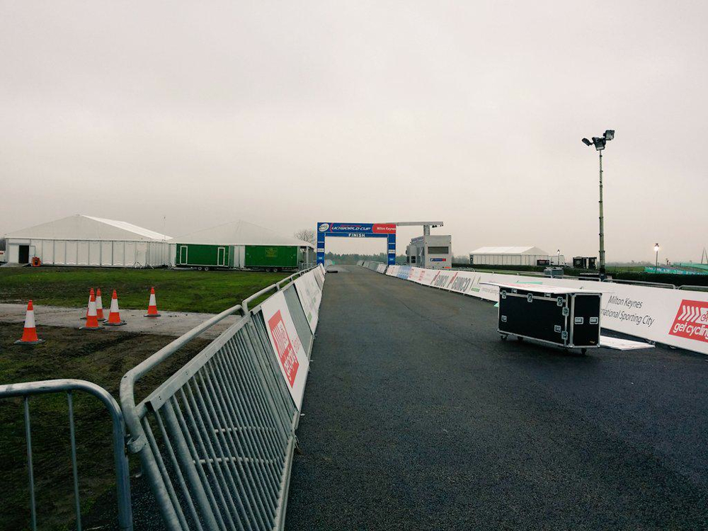 Milton Keynes World Cup crew on course.