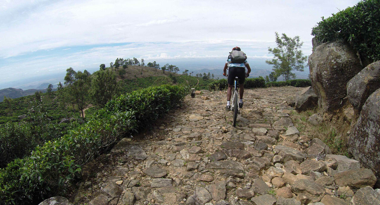 Riding above the clouds