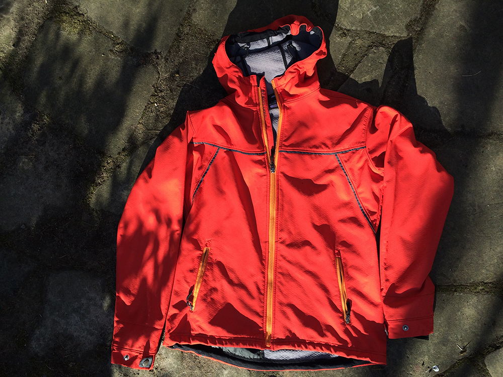 Not something from the X-Files - just an empty jacket (and yes we know the paving needs a sweep).