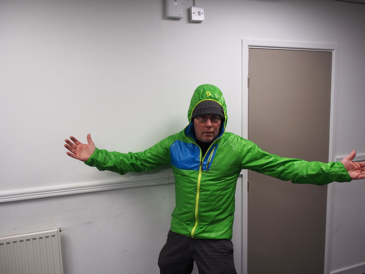 Warmth from a small package (the jacket not Dave yeah?)