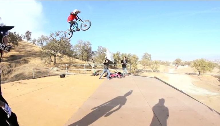 10 Year Old Jackson Goldstone Jumps The MegaRamp