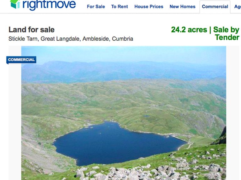 For Sale: A chunk of the Lake District