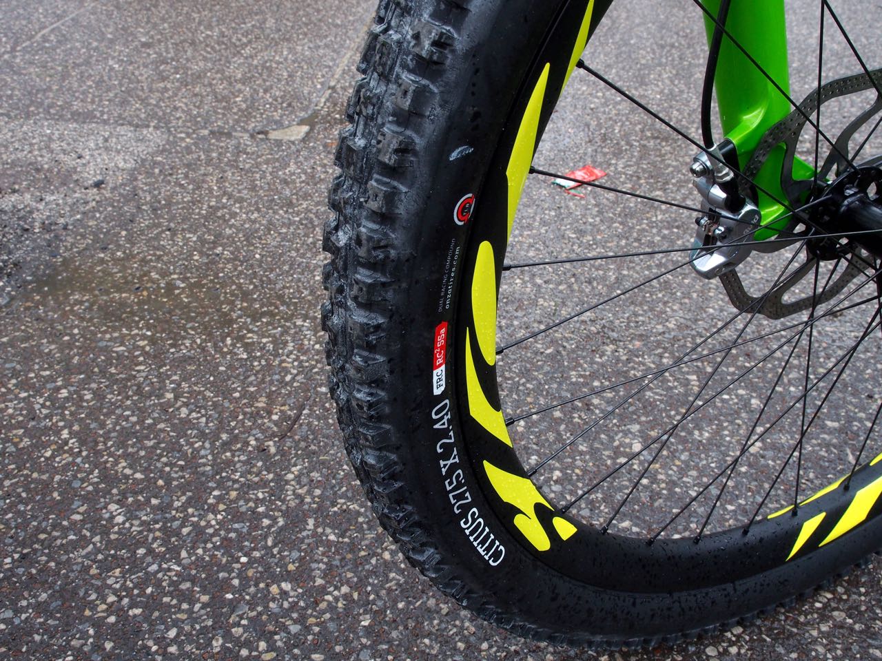 Super wide rims with tyres to suit