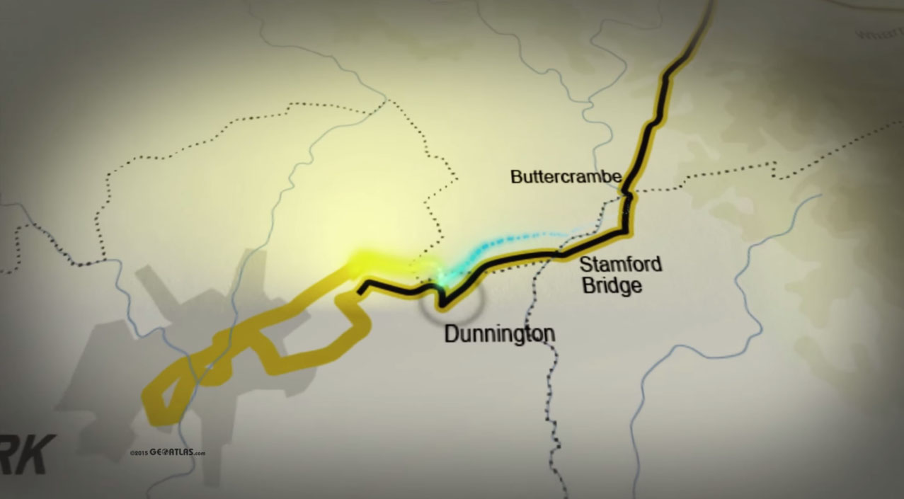 Tour de Yorkshire Fly Through