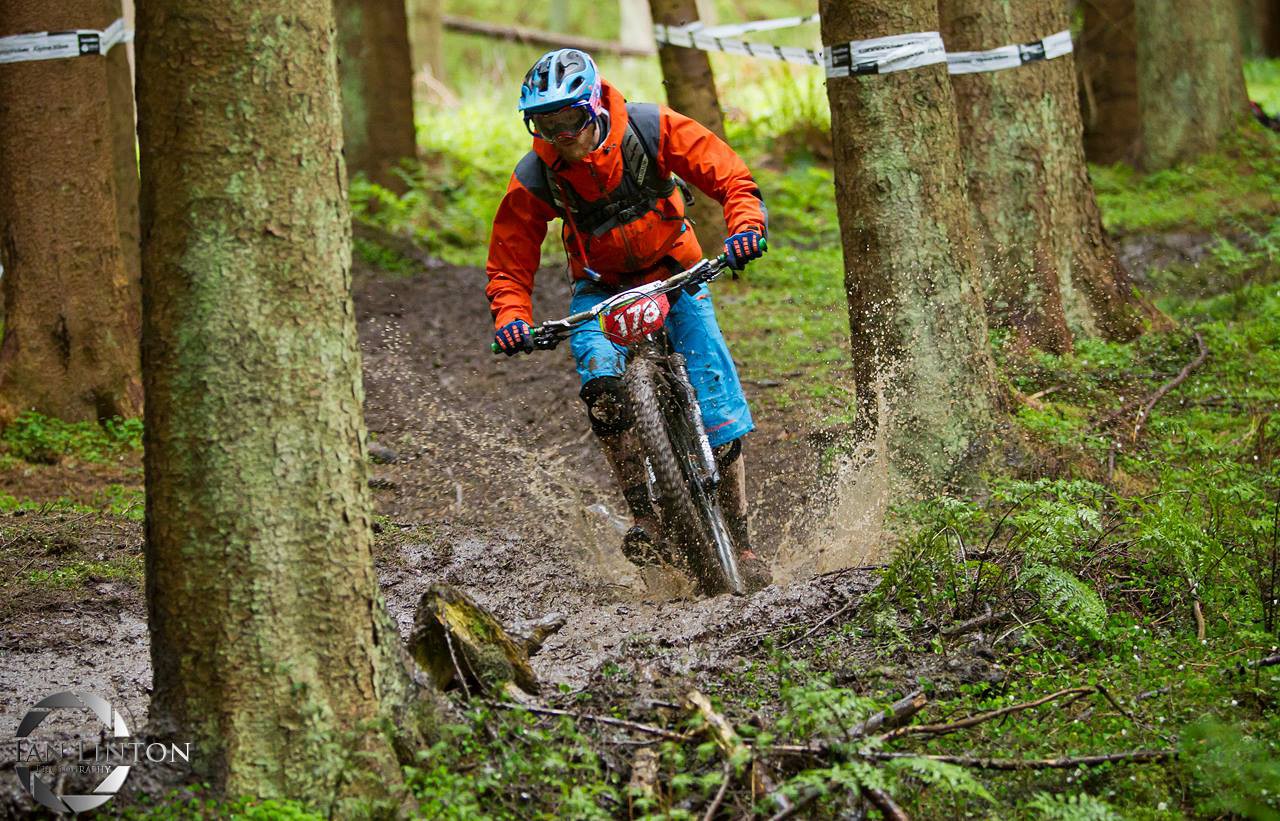 Stage 5 splashing — pic from Ian Linton photography
