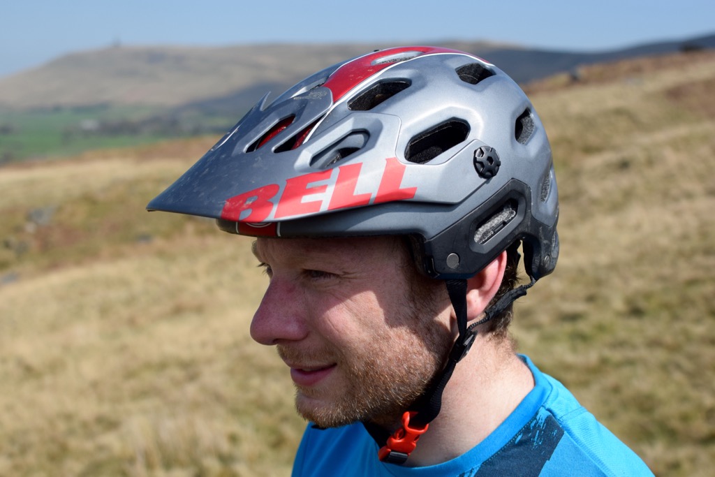 Bell Super 2R helmet.