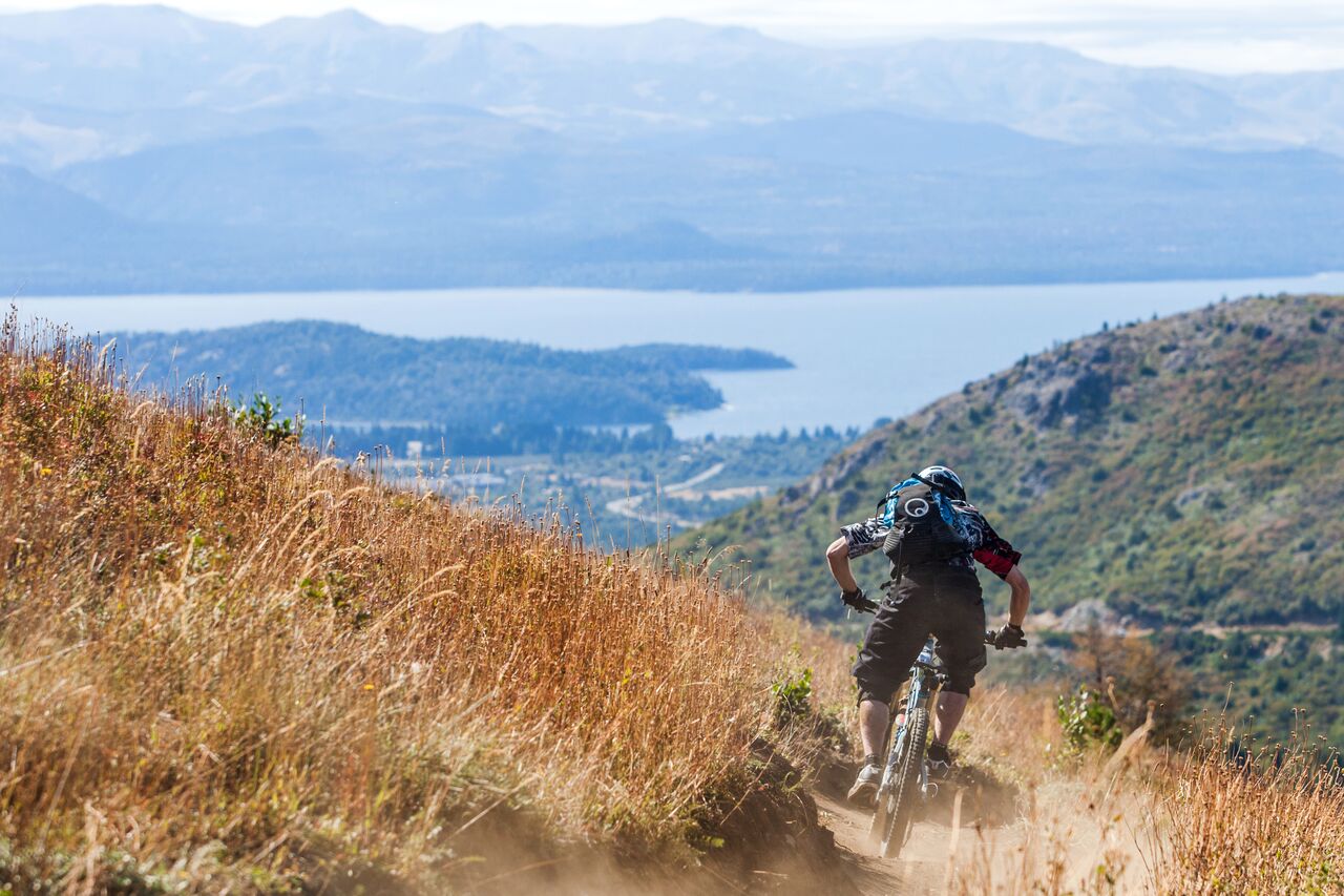 Bariloche offers great riding and a stunning backdrop