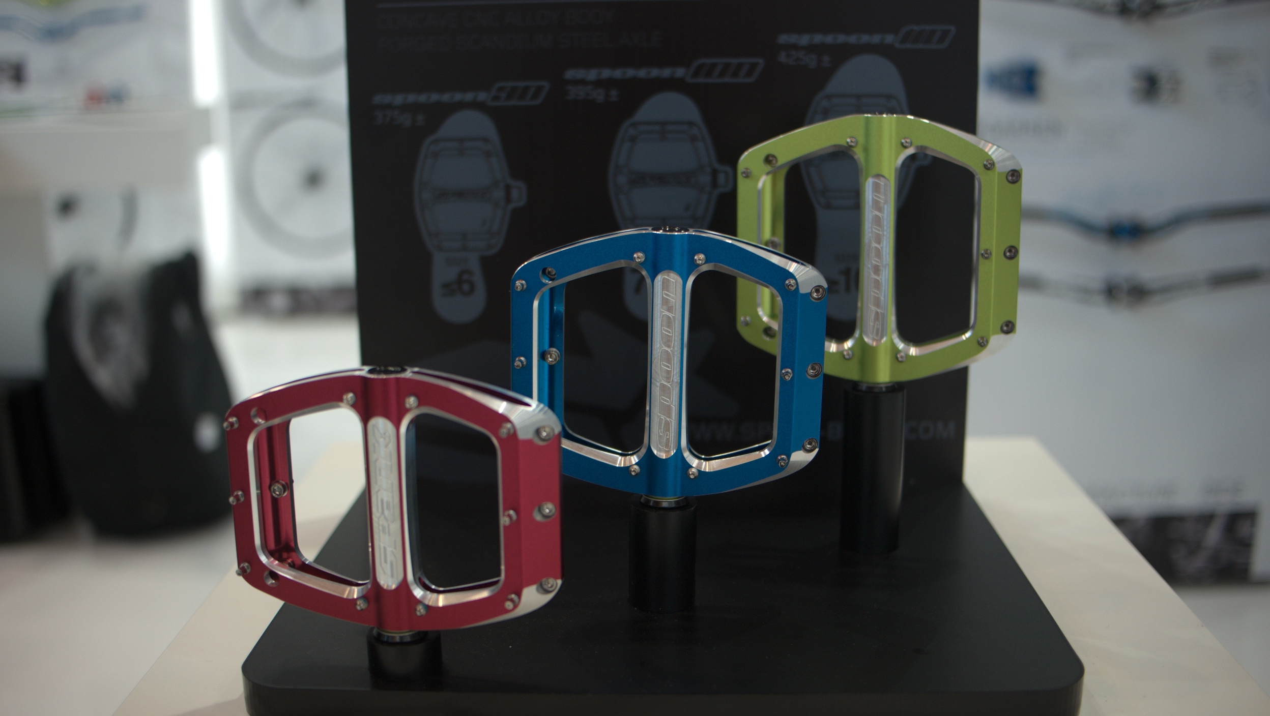 Spoon pedals now in three sizes thanks to Spank bringing CNC in house