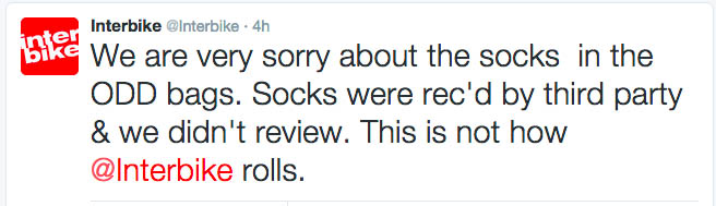 Interbike Spawns Sockgate Scandal