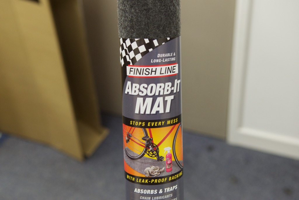 absorb-it mat finish line singletrack