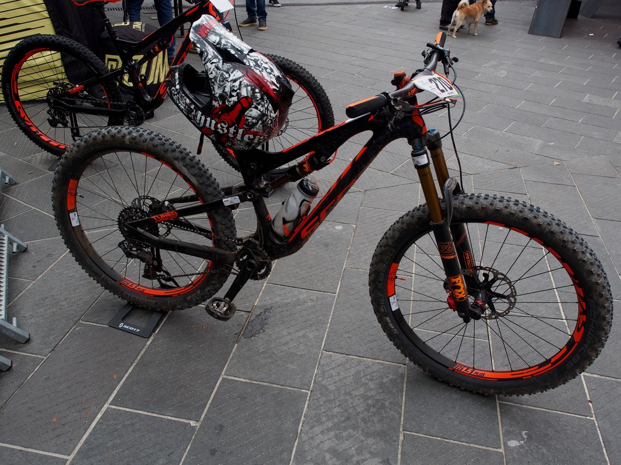 There was at least one plus sized bike being raced at the weekend