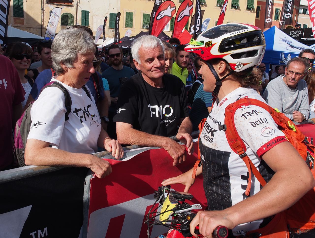 A quick word with Mum and Dad - tracey moseley 2015 ews enduro world series champion