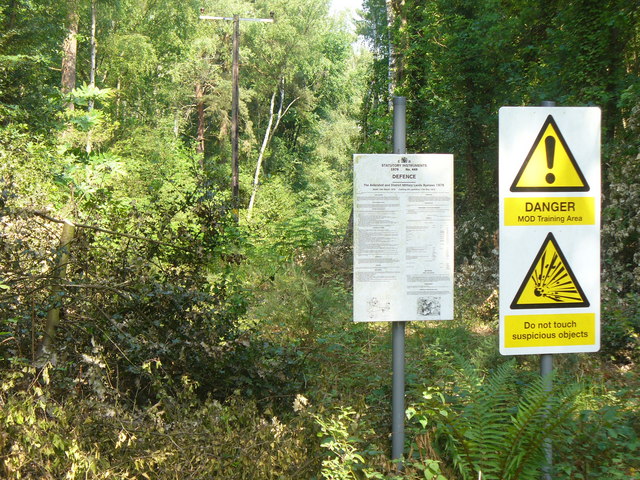 Pirbright, near Aldershot. CC Photo: Colin Smith