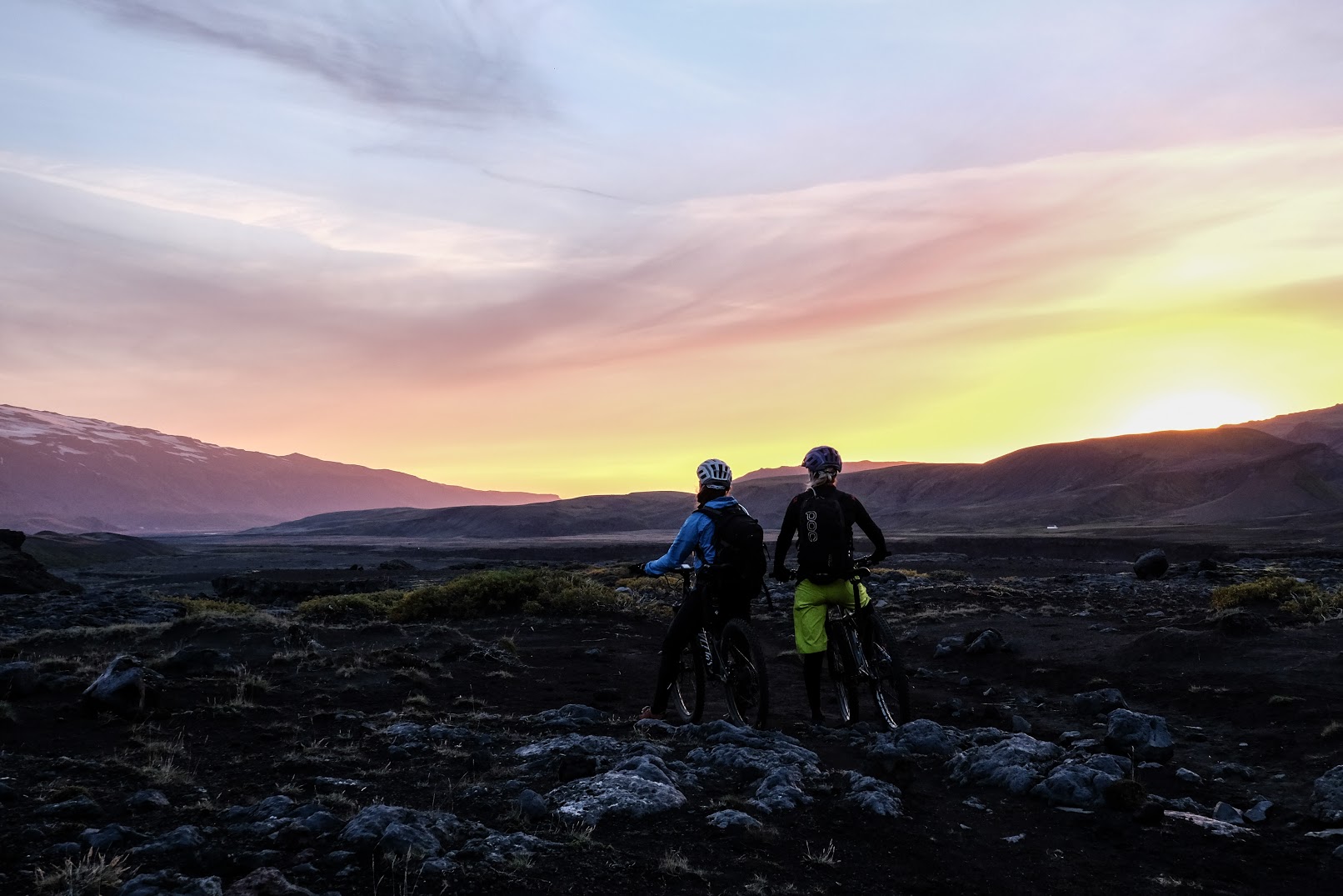 Gruelling riding but beautiful scenery