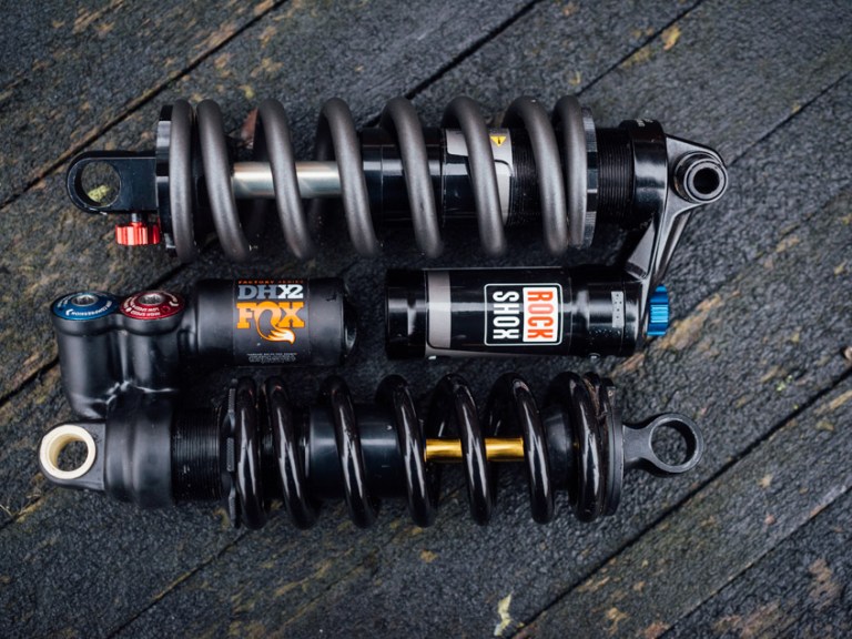 Tested: Fox DHX2, RockShox Kage RC, Fox FLOAT X2