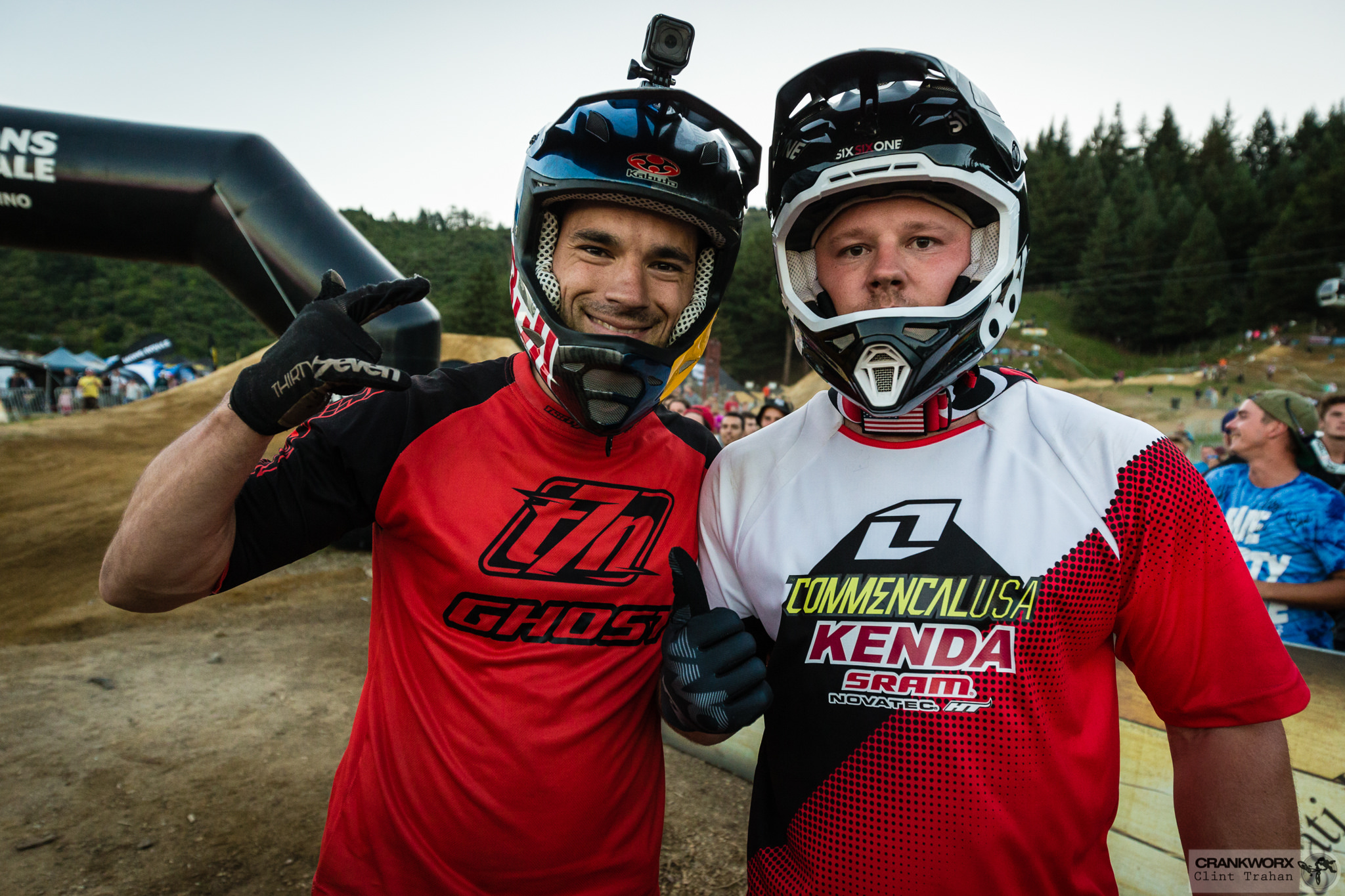 Tomas Slavik, mens winner of the Dual Slope and Style, Crankworx Rotorua 2016