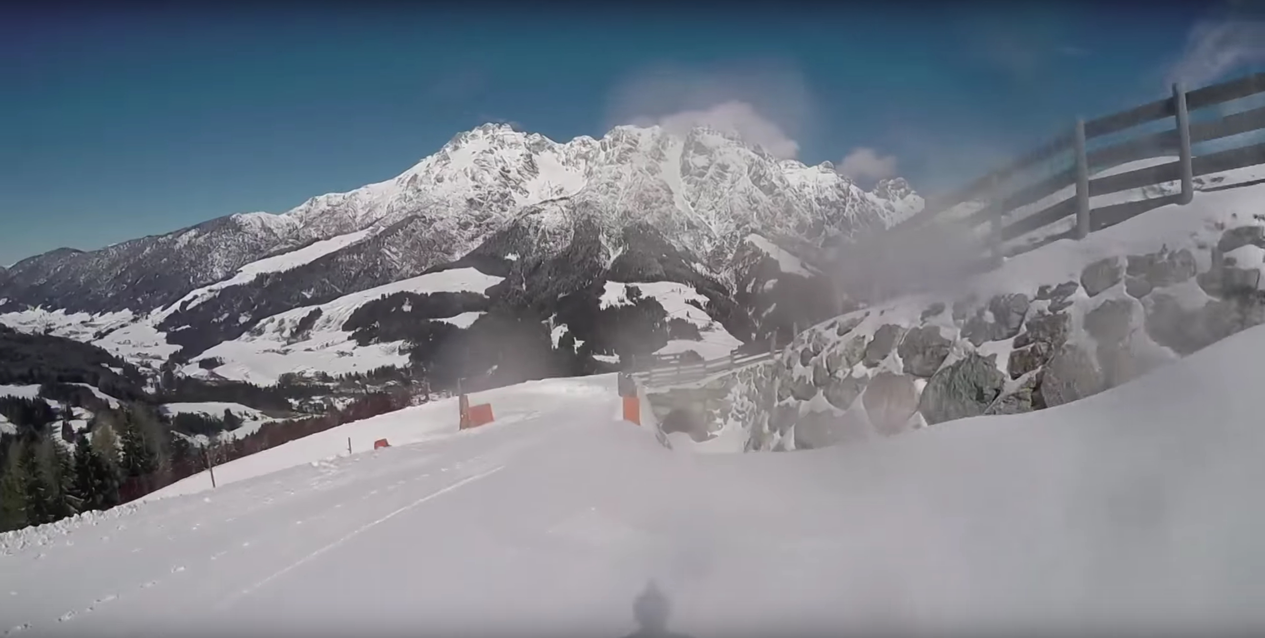 Video: Claudio Caluori Takes on Leogang… on skis!