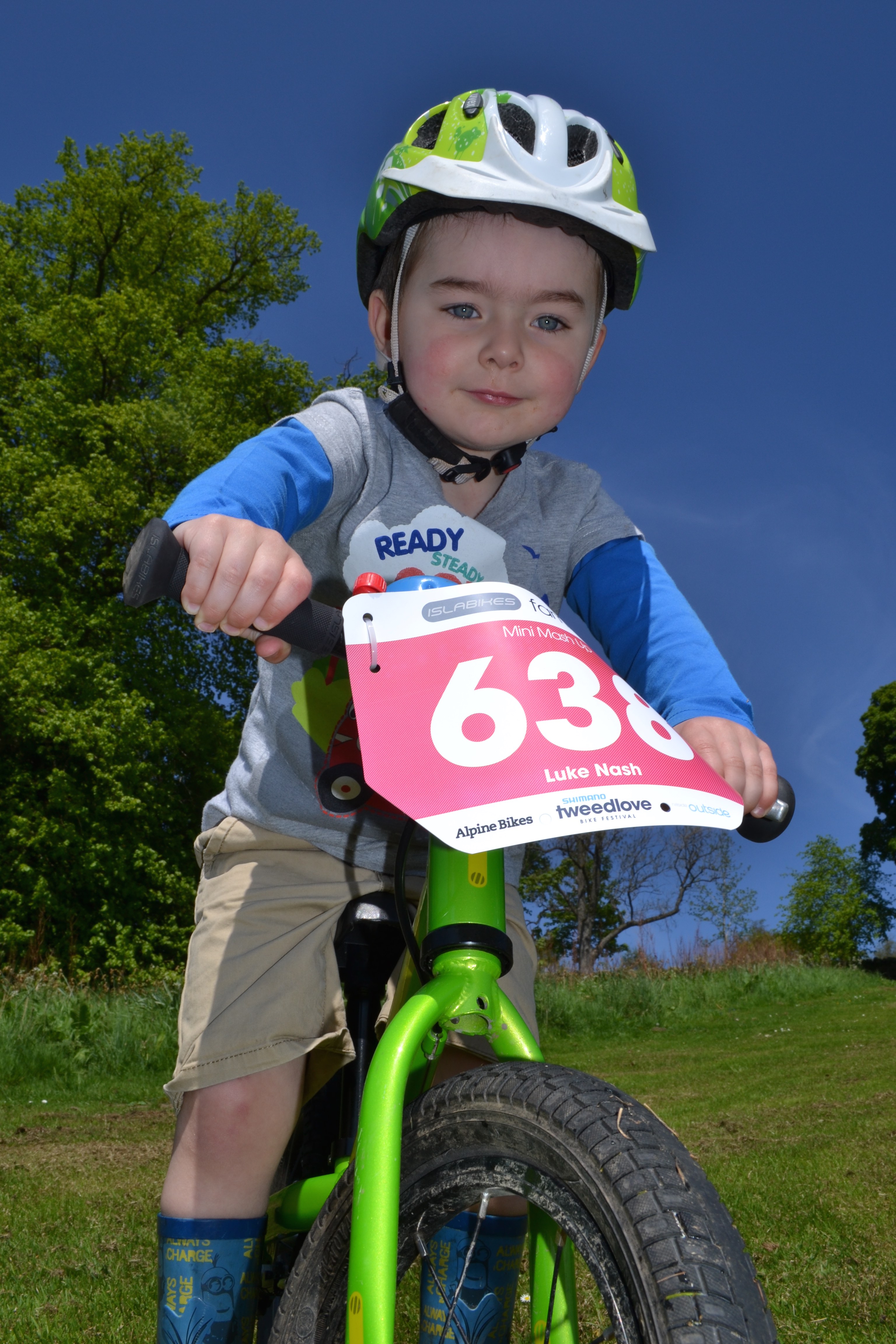 number board, child, tweedlove family day